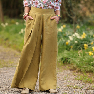 Pantalon Suwannee - Lin Vert olive
