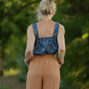Pantalon Tino - Double gaze de coton camel - Quintessence