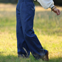 Pantalon Tino - Jean de coton bleu - Quintessence