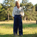 Pantalon Tino - Jean de coton bleu - Quintessence