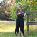 Pantalon Tino - Jean de coton noire - Quintessence