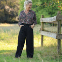 Pantalon Tino - Jean de coton noire - Quintessence