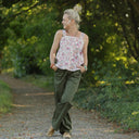 Pantalon Tino - Toile de coton kaki - Quintessence