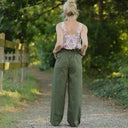 Pantalon Tino - Toile de coton kaki - Quintessence