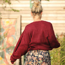 Pantalon Tom - jacquard passiflore/bleu nuit - Quintessence