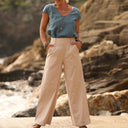 Pantalon Tom - sergé beige - Quintessence