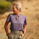 Pantalon Tom - sergé kaki - Quintessence