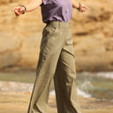 Pantalon Tom - sergé kaki - Quintessence