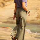 Pantalon Tom - sergé kaki - Quintessence