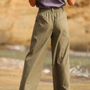 Pantalon Tom - sergé kaki - Quintessence