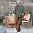 Pantalon Tom - velours milleraies camel - Quintessence