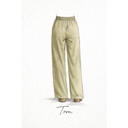 Patron papier pantalon Tom - Version imprimée en couleur taille réelle - Quintessence