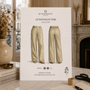 Patron papier pantalon Tom - Version imprimée en couleur taille réelle - Quintessence