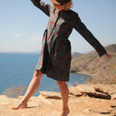 Patron papier robe Diane - Version imprimée en couleur taille réelle - Quintessence