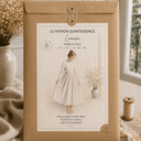 Patron papier robe Louise - Version imprimée en couleur taille réelle - Quintessence