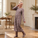Robe Perrine Lilas des bois – vue 7 dans un appartement parisien