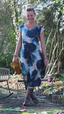 Robe Louison - satin de coton Jardin d’Hiver