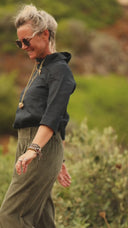 Jupe culotte Margot - velours côtelé kaki