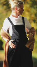 Salopette Isaure - velours côtelé marine