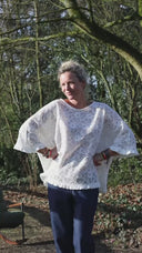 Blouse Annette – Dentelle Opale ivoire