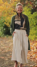 Pantalon Paco - velours cotelé ivoire