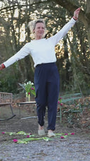 Pantalon Eliot - Sergé Marine