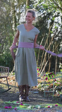 Robe Louison - Lin kaki clair