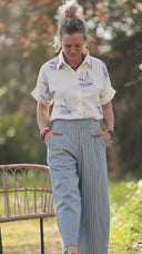 Chemise Honorine - Double gaze de coton Grand large