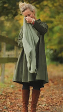 Robe Carole – Velours milleraies Kaki