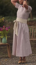 Robe Louisa - Vichy ficelle