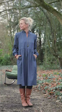 Robe Allegra - jean de coton bleu