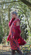 Robe Louison - Satin de coton palette fauve