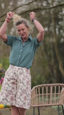 Chemise Honorine - Double gaze de coton cactus