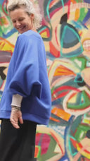 Sweat Ferdinand - bleu majorelle - version longue