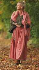 Pantalon Paco - velours cotelé rose boisé