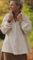 Chemise Caroline - Velours côtelé ivoire