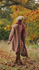 Robe Carole – tartan automnal