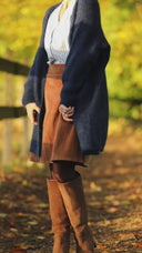 Jupe Maya - velours côtelé camel