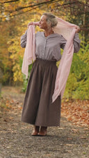 Pantalon Paco - velours milleraies moka