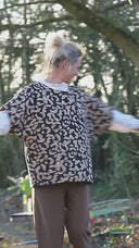 Le Poncho Pétronille - jacquard léo