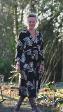 Robe Hazel- Coton brodé Clair Obscur Fleuri