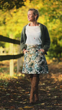 Jupe Maya - Jacquard Fleurs de givre