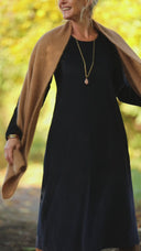 Robe Armande – velours côtelé bleu marine