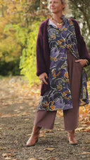 Robe Yuna - satin de coton Bois de Myrte