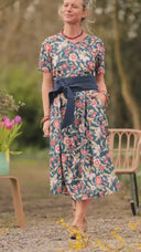 Robe Juliette - Coton Fleurs d'Inde