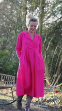Robe Hazel- Lin fuchsia