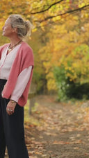 Jupe culotte Margot - velours côtelé bleu marine