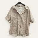 Prototype – Blouse chemise – Motif fleuri – S – A3 - Quintessence