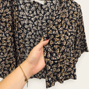 Prototype – Boléro fleuri – Coutures dorées – S – N°116 - Quintessence