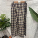 Prototype – Jupe longue – Tartan beige, noir et rouge – Taille unique – N°045 - Quintessence